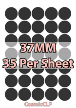 Load image into Gallery viewer, Professionally printed scent name stickers for your business