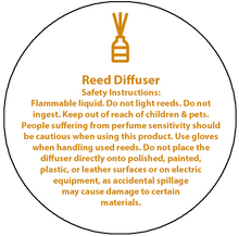 Load image into Gallery viewer, Reed Diffuser Safety Labels