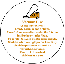 Load image into Gallery viewer, Hoover Disc Instruction/Warning Labels