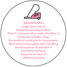 Load image into Gallery viewer, Hoover Disc Instruction/Warning Labels