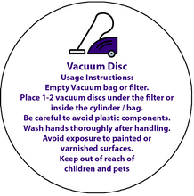 Load image into Gallery viewer, Hoover Disc Instruction/Warning Labels