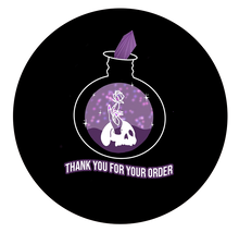 Load image into Gallery viewer, Halloween stickers for wax melts, candles and home fragrance businesses. Will you be mixing up your customer's favorite scents this year? 👻 Your Halloween stickers will be printed on our 45mm premium round gloss/matte sticker paper, depending on the finish you select. Shipping will be calculated at checkout.