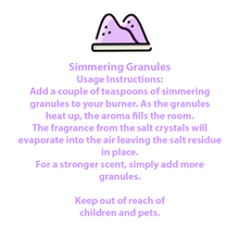 Load image into Gallery viewer, Simmering Granules Instruction &quot;How To Use&quot; Warning Stickers
