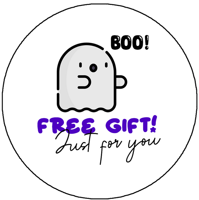 BOO! Free Gift Just For You Sticker