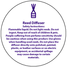 Load image into Gallery viewer, Reed Diffuser Safety Labels
