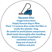 Load image into Gallery viewer, Hoover Disc Instruction/Warning Labels
